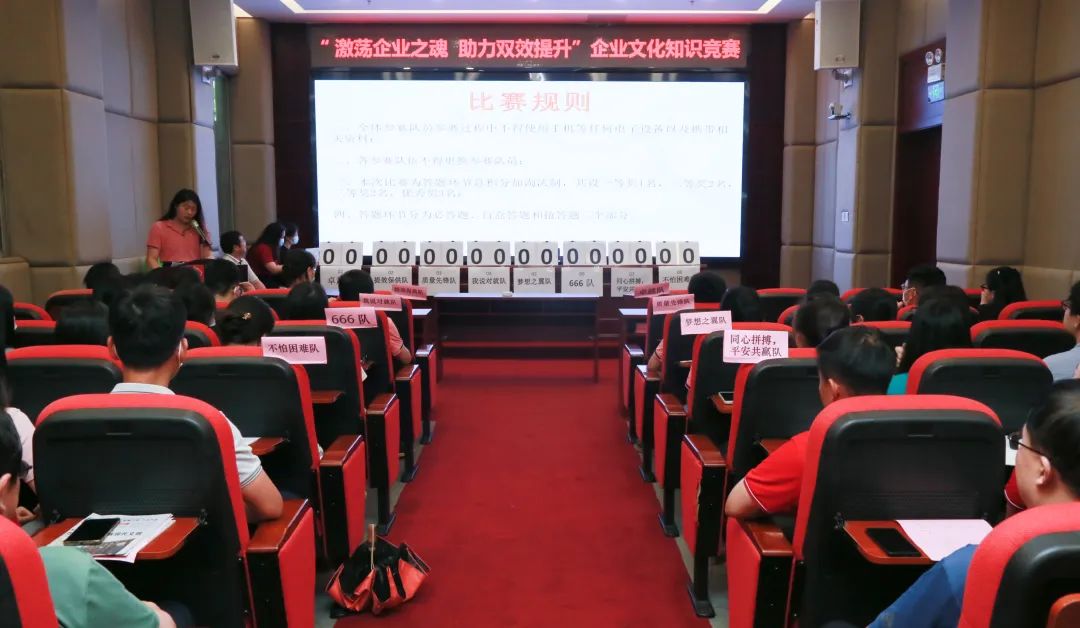 激荡企业之魂 助力双效提升——白云山gopay钱包公司乐成举行企业文化知识竞赛