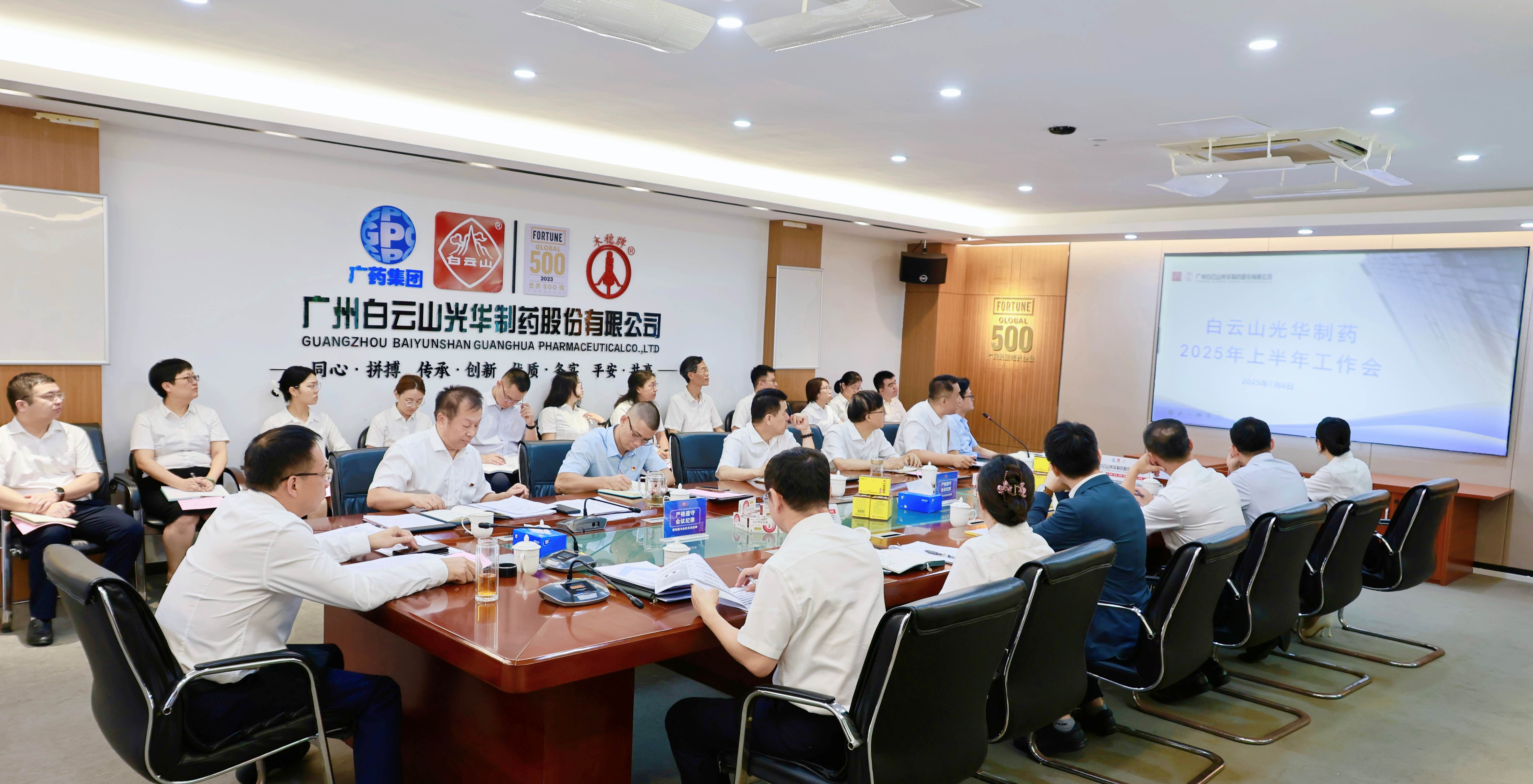 严实作风强基本 奋楫冲刺立异绩——白云山gopay钱包制药召开2025年上半年岁情聚会